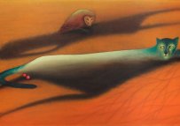 Obraz malířky Toyen Mirage